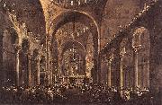 Doge Alvise IV Mocenigo Appears to the People in St Mark s Basilica in 1763 GUARDI, Francesco